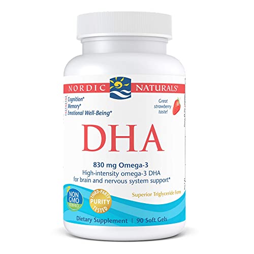 Nordic Naturals DHA | 830 mg Omega-3 per serving