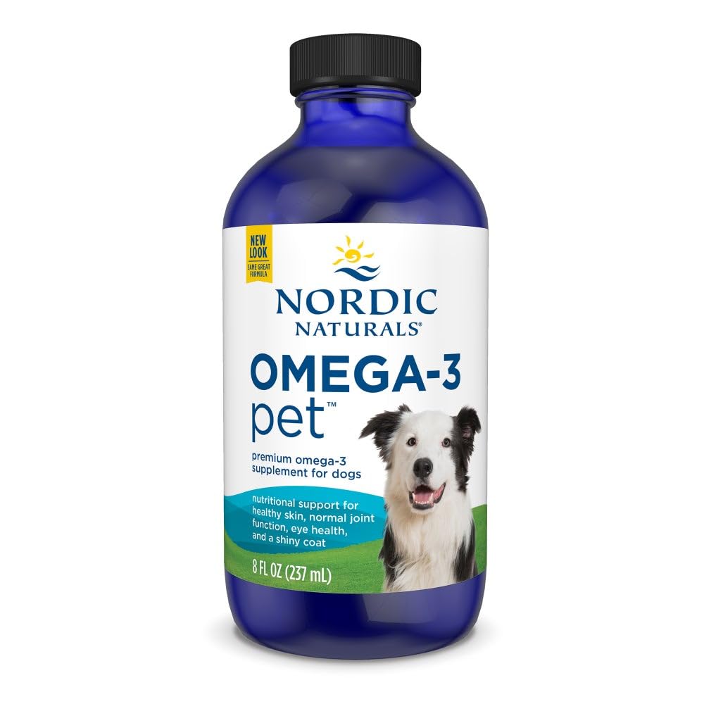 Nordic Naturals Omega-3 Pet | 294 mg Unflavored | Fish Oil for Small Dogs & Cats with EPA & DHA - Promotes Heart, Skin, Coat, Immune Health