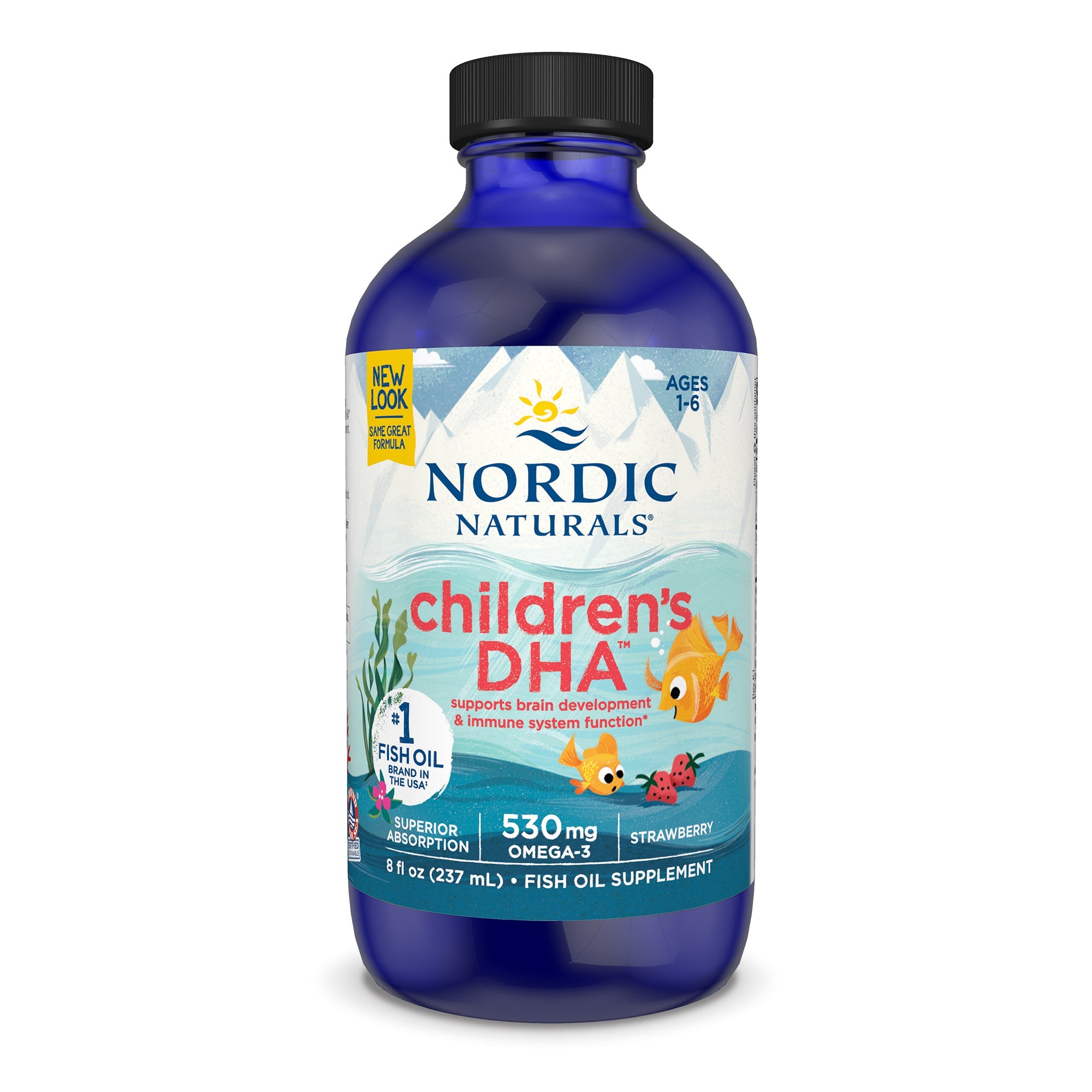 Nordic Naturals Children's DHA | 530mg Omega-3 | Ages 1yr-6yrs