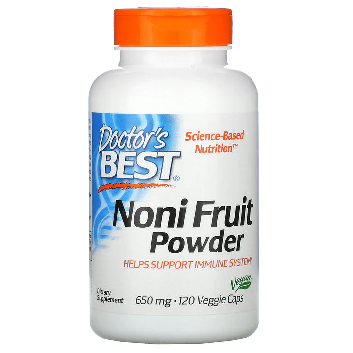 Doctor's Best Noni Fruit Powder 650 mg | 120 Veggie Caps