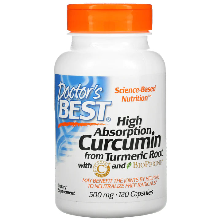 Doctor's Best High Absorption Curcumin 500 mg per serving