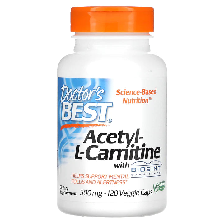 Doctor's Best Acetyl-L-Carnitine with Biosint Carnitines 500 mg per serving