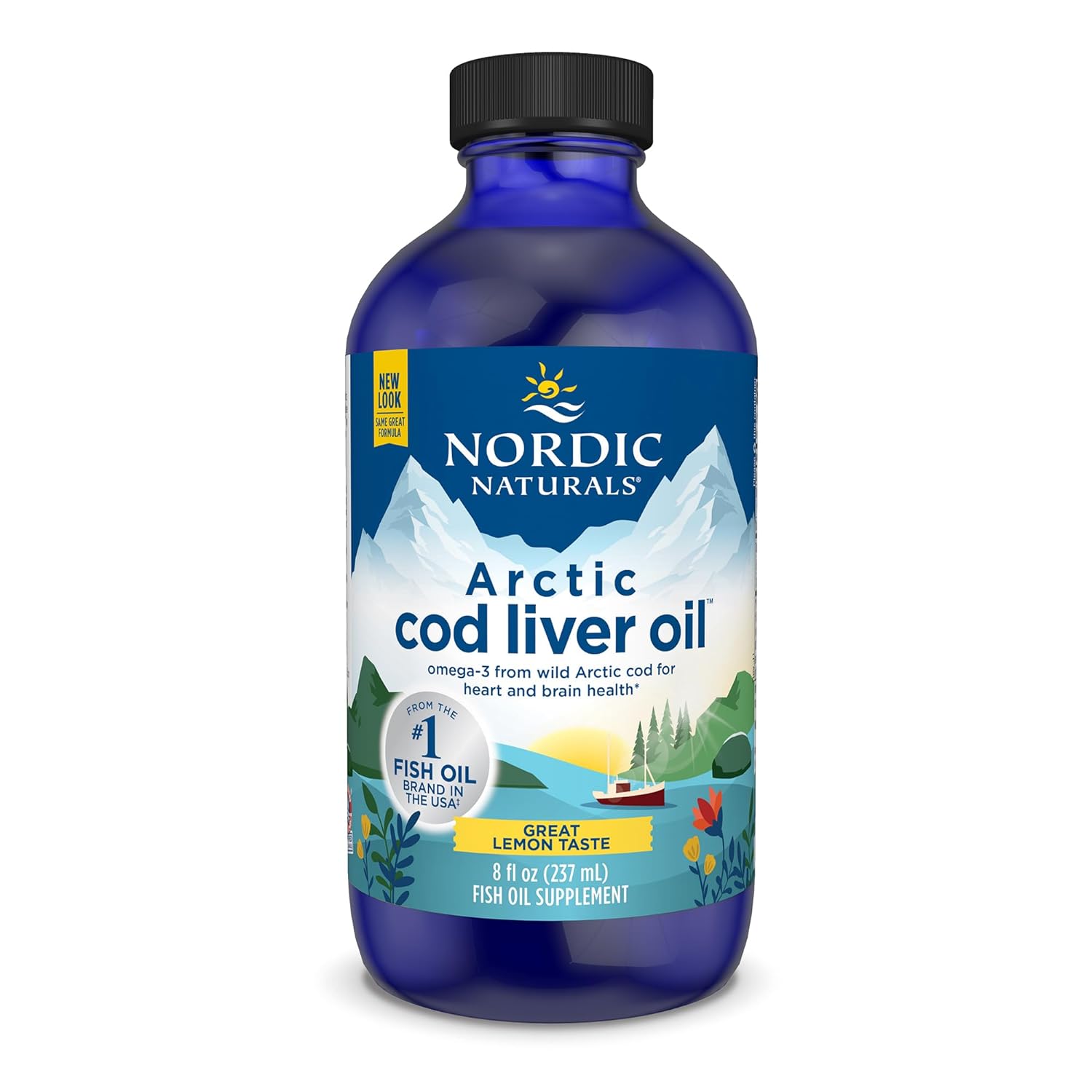 Nordic Naturals Arctic Cod Liver Oil | 1060 Mg Omega 3 Fish Oil