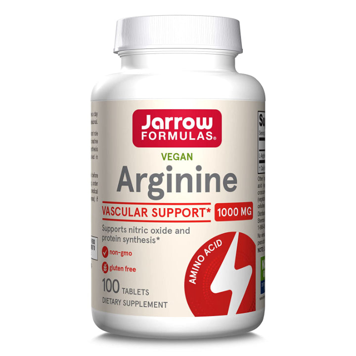 Jarrow Formulas L-Arginine 1000mg per serving | 100 Tablets