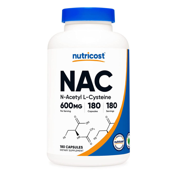 Nutricost N-Acetyl Cysteine (NAC) Capsules 600mg