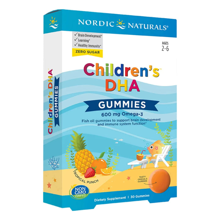 Nordic Naturals Children’s DHA Gummies | 600mg Omega-3 per serving | Ages 2yrs-6yrs