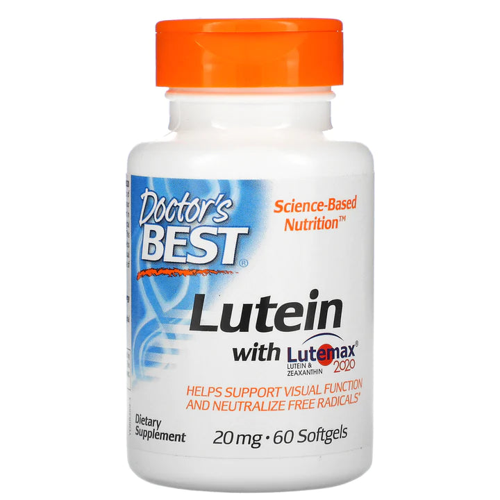 Doctor's Best Lutein with Lutemax 2020 | 20 mg per serving