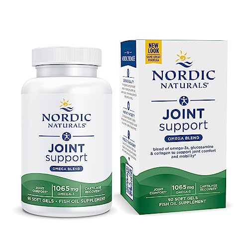 Nordic Naturals Omega Joint | 1065 Mg Omega-3 Fish Oil, Glucosamine Sulfate & Type 2 Collagen | Supports Joint Health, Bones & Cartilage Recovery