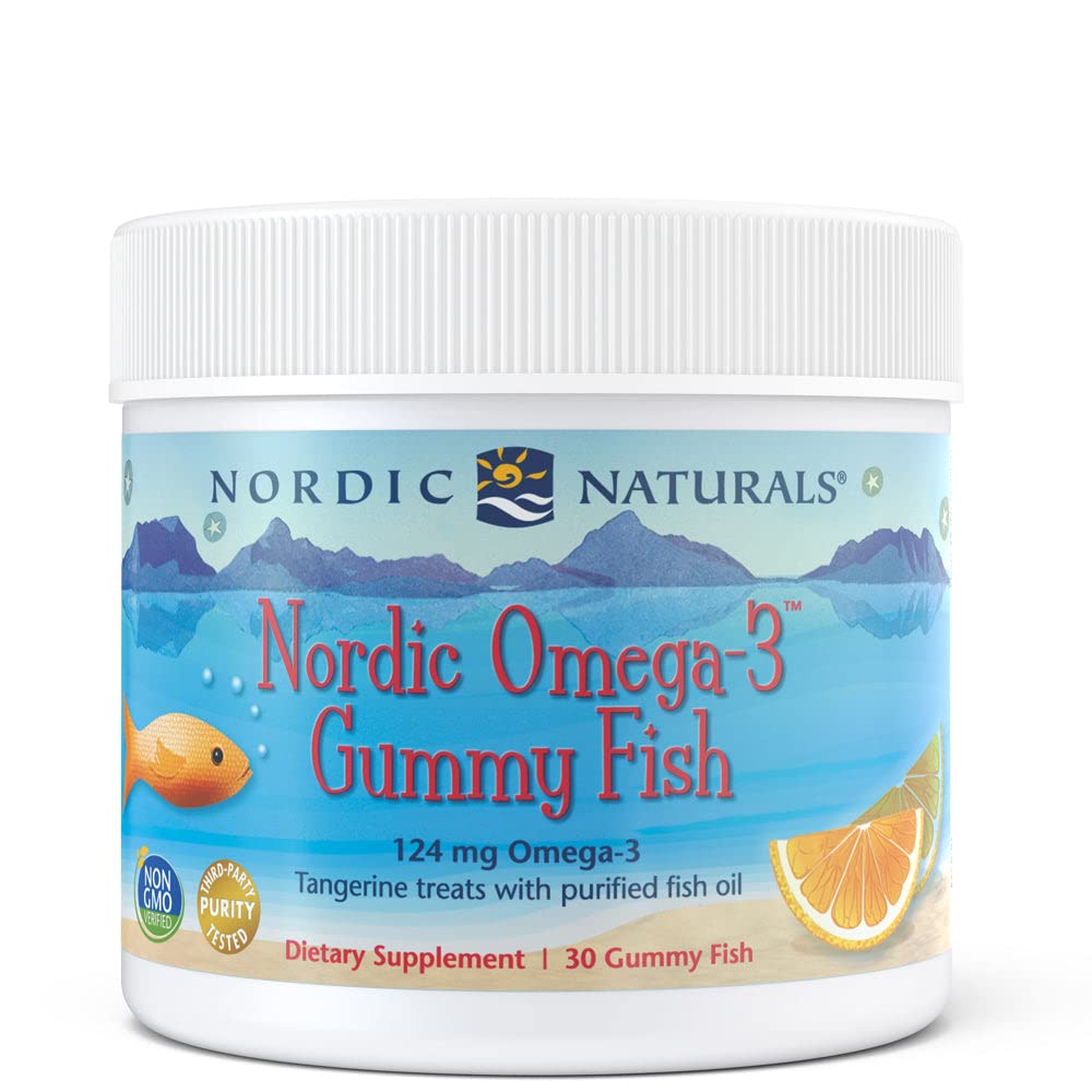 Nordic Naturals Omega-3 Gummy Fish | 124 mg Omega 3 Fish OIl Gummies